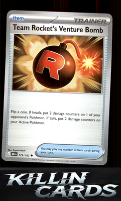 Team Rocket's Venture Bomb 179/182 Pokemon Uncommon SV10: Destined Rivals Card N