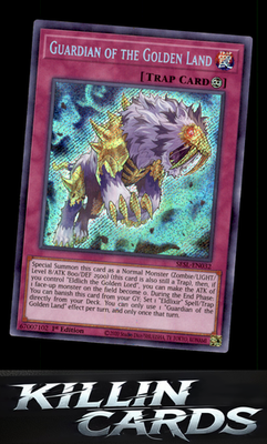 1st Edition Guardian of the Golden Land SESL-EN032 YuGiOh Secret Rare Secret Sla