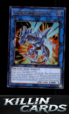 1st Edition Striker Dragon (UR) RA01-EN046 YuGiOh Ultra Rare 25th Anniversary Ra