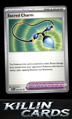 Sacred Charm - 093/094 093/094 Pokemon Uncommon ME02: Phantasmal Flames Card NM