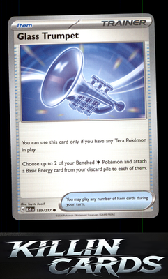 Glass Trumpet - 189/217 189/217 Pokemon Common ME: Ascended Heroes Card NM