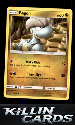 Bagon 42/70 Pokemon Common Dragon Majesty Card NM