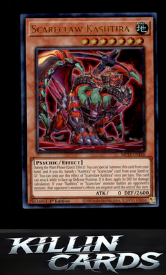 1st Edition Scareclaw Kashtira MP24-EN168 YuGiOh Ultra Rare 25th Anniversary Tin