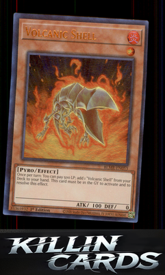 1st Edition Volcanic Shell BLMR-EN053 YuGiOh Ultra Rare Battles of Legend: Monst