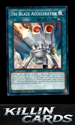 1st Edition Tri-Blaze Accelerator LD10-EN053 YuGiOh Common Legendary Duelists: S