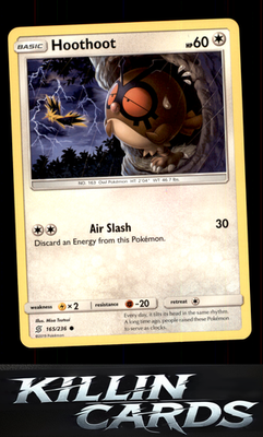 Hoothoot 165/236 Pokemon Common SM - Unified Minds Card NM
