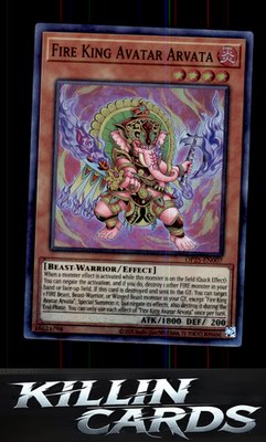 Fire King Avatar Arvata OP25-EN007 YuGiOh Super Rare OTS Tournament Pack 25 Card