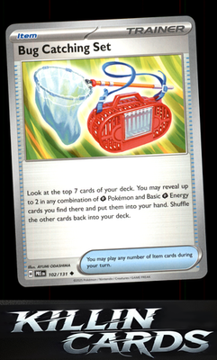 Bug Catching Set 102/131 Pokemon Uncommon SV: Prismatic Evolutions Card NM