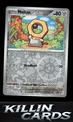 Reverse Holofoil Meltan - 116/162 116/162 Pokemon Common SV05: Temporal Forces C