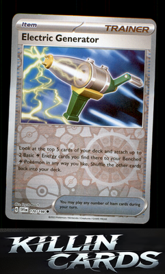 Reverse Holofoil Electric Generator 170/198 Pokemon Uncommon SV01: Scarlet & Vio