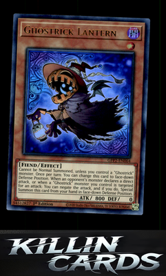 1st Edition Ghostrick Lantern GFP2-EN064 YuGiOh Ultra Rare Ghosts From the Past: