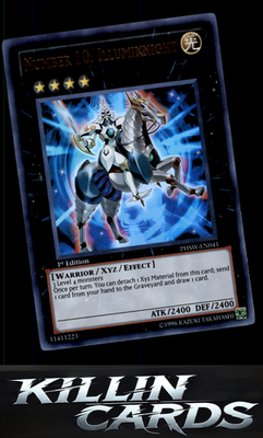 Number 10: Illumiknight phsw-en041 YuGiOh Ultra Rare Photon Shockwave Card