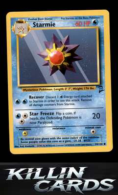 Starmie 094/130 Pokemon Common Base Set 2 Card LP