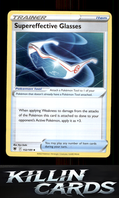 Supereffective Glasses 152/189 Pokemon Uncommon SWSH10: Astral Radiance Card NM