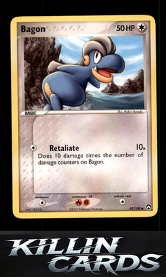 Bagon 43/108 Pokemon Common Power Keepers Card LP