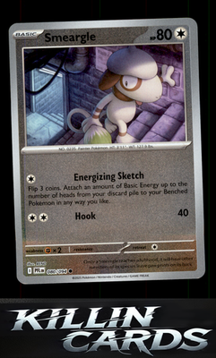 Reverse Holofoil Smeargle 080/094 Pokemon Common ME02: Phantasmal Flames Card NM