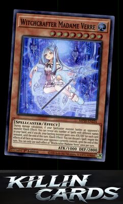 1st Edition Witchcrafter Madame Verre MP20-EN224 YuGiOh Super Rare 2020 Tin of L