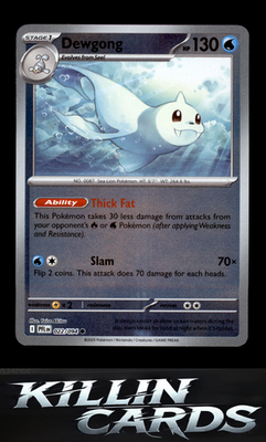 Reverse Holofoil Dewgong - 022/094 022/094 Pokemon Common ME02: Phantasmal Flame