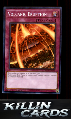 1st Edition Volcanic Eruption LD10-EN061 YuGiOh Common Legendary Duelists: Soulb