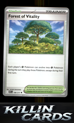 Forest of Vitality 188/217 Pokemon Uncommon ME: Ascended Heroes Card NM