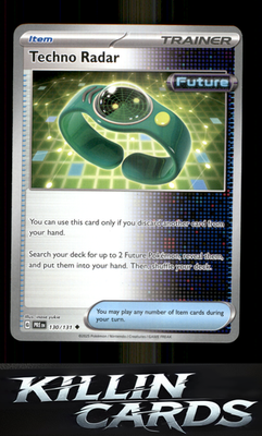 Techno Radar 130/131 Pokemon Uncommon SV: Prismatic Evolutions Card NM