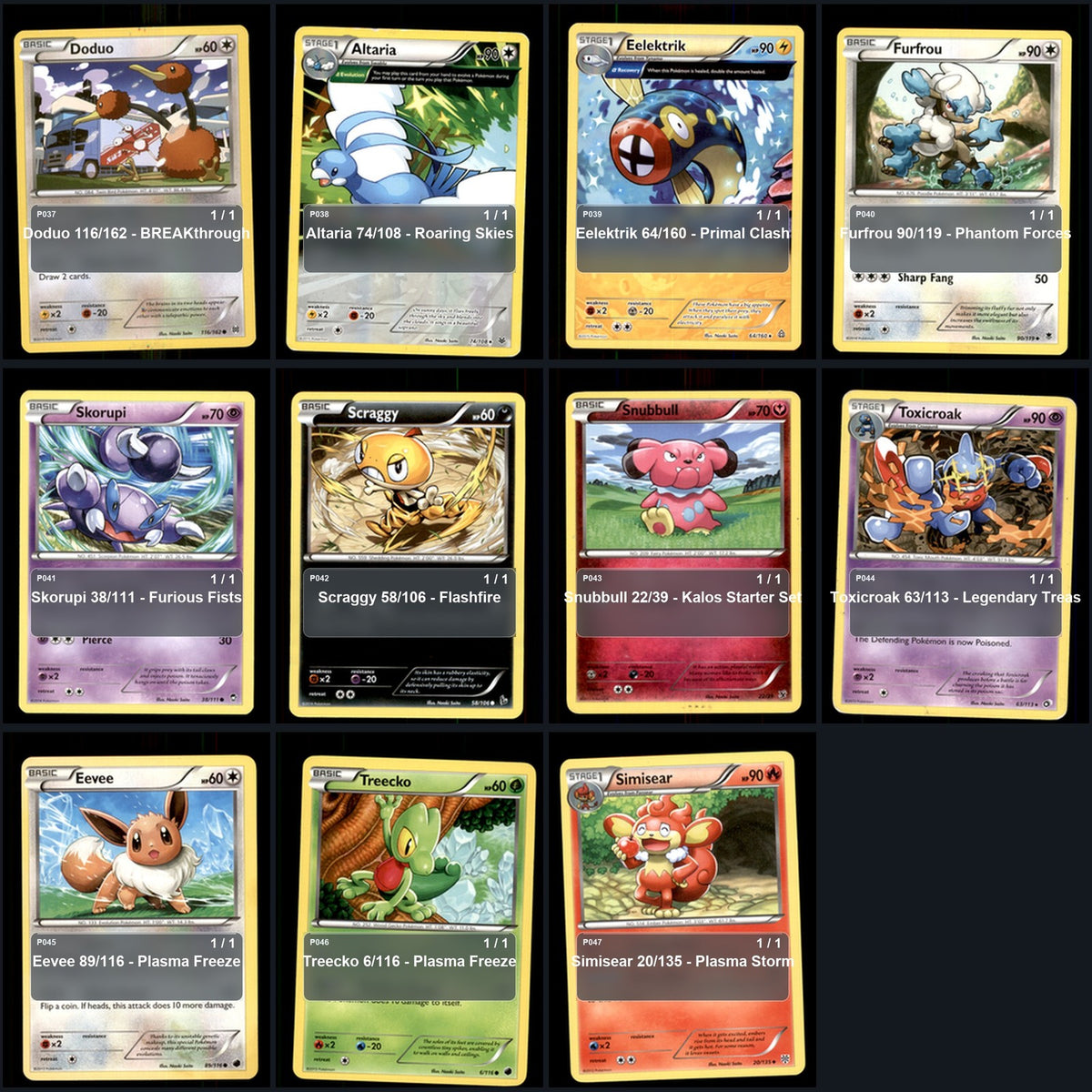 Pokemon TCG Naoki Saito Artist Collection 58 Cards Lot