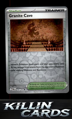 Reverse Holofoil Granite Cave 166/182 Pokemon Uncommon SV10: Destined Rivals Car