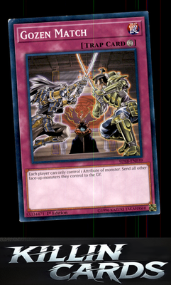 1st Edition Gozen Match SDSB-EN039 YuGiOh Common Structure Deck: Soulburner Card