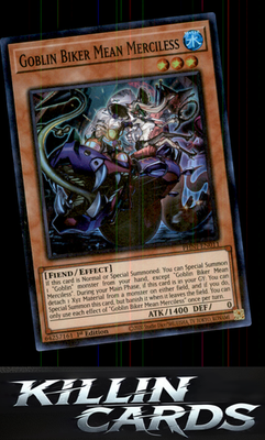 1st Edition Goblin Biker Mean Merciless PHNI-EN011 YuGiOh Super Rare Phantom Nig