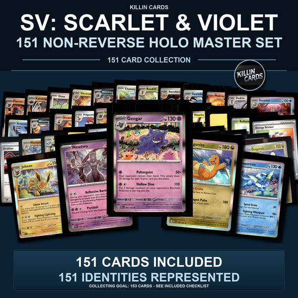 Pokemon TCG SV: Scarlet & Violet 151 C/UC/R Standard Set 151 Cards