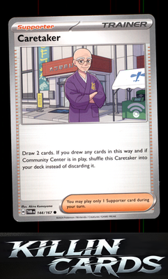 Caretaker - 144/167 144/167 Pokemon Common SV06: Twilight Masquerade Card NM