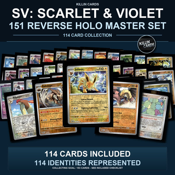 Pokemon TCG SV: Scarlet & Violet 151 Reverse Holo Master Set 114 Reverse Holo