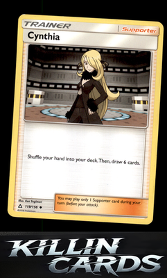 Cynthia 119/156 Pokemon Uncommon SM - Ultra Prism Card LP