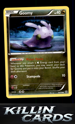 Goomy 58/98 Pokemon Common XY - Ancient Origins Card NM