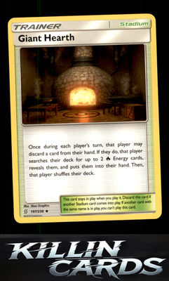 Giant Hearth 197/236 Pokemon Uncommon SM - Unified Minds Card NM