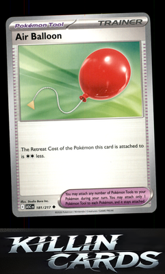 Air Balloon 181/217 Pokemon Uncommon ME: Ascended Heroes Card NM