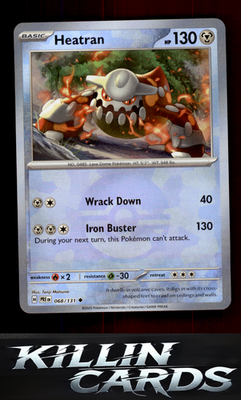 Heatran (Poke Ball Pattern) 068/131 Pokemon Uncommon SV: Prismatic Evolutions Ca