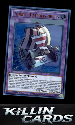 1st Edition Plunder Patrollship Lys GFP2-EN128 YuGiOh Ultra Rare Ghosts From the