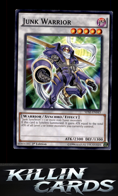 1st Edition Junk Warrior SDSE-EN043 YuGiOh Common Structure Deck: Synchron Extre