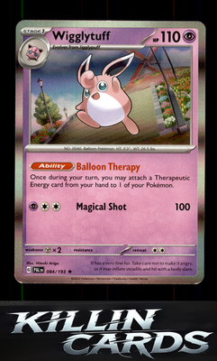 Wigglytuff 084/193 Pokemon Rare SV02: Paldea Evolved Card NM