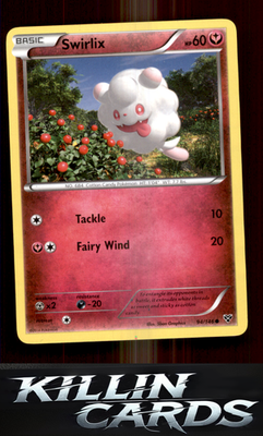 Swirlix 94/146 Pokemon Common XY Base Set Card NM