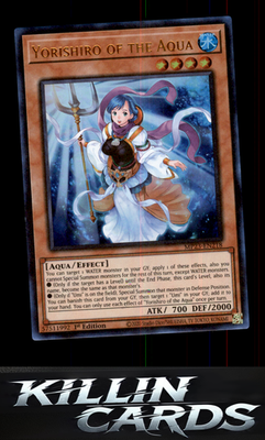 1st Edition Yorishiro of the Aqua MP23-EN218 YuGiOh Ultra Rare 25th Anniversary