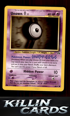 Unown [I] 68/75 Pokemon Common Neo Discovery Card LP
