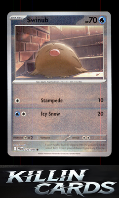 Reverse Holofoil Swinub 023/094 Pokemon Common ME02: Phantasmal Flames Card NM