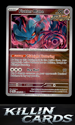 Reverse Holofoil Flutter Mane 078/162 Pokemon Rare SV05: Temporal Forces Card NM