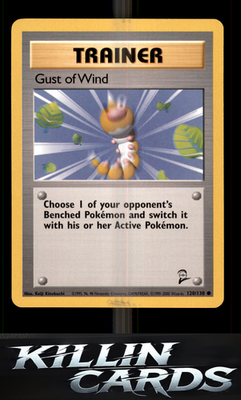 Gust of Wind 120/130 Pokemon Common Base Set 2 Card LP