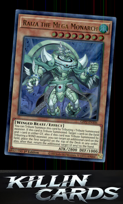 1st Edition Raiza the Mega Monarch GFP2-EN106 YuGiOh Ultra Rare Ghosts From the