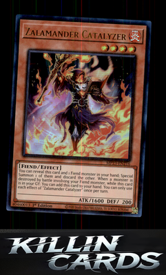 1st Edition Zalamander Catalyzer MP23-EN216 YuGiOh Ultra Rare 25th Anniversary T