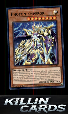 1st Edition Photon Emperor PHHY-EN001 YuGiOh Common Photon Hypernova Card NM