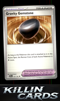 Gravity Gemstone 137/142 Pokemon Uncommon SV07: Stellar Crown Card NM